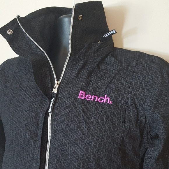Bench Jacket Black Purple Women's Small Light Airy - Picture 1 of 3